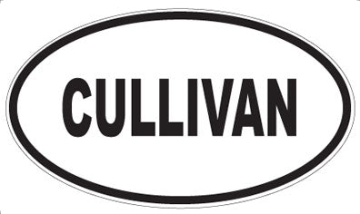 CULLIVAN - Oval Sticker