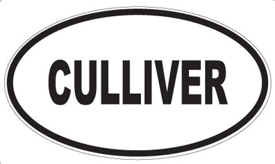 CULLIVER - Oval Sticker