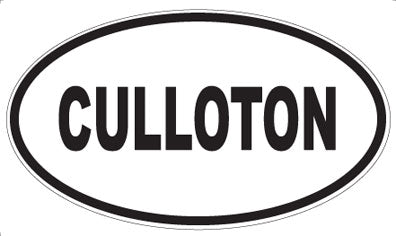 CULLOTON - Oval Sticker