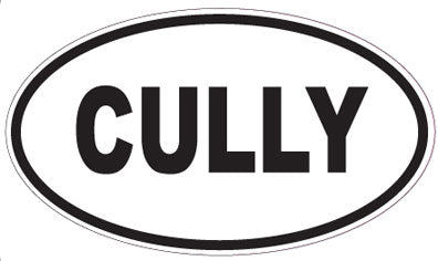 CULLY - Oval Magnet