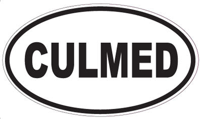 CULMED - Oval Sticker
