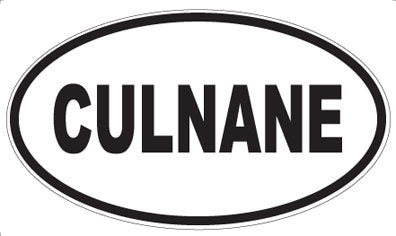 CULNANE - Oval Sticker