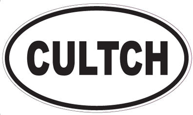 CULTCH - Oval Sticker