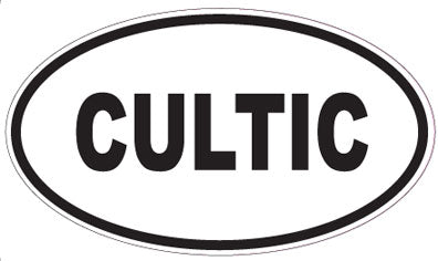 CULTIC - Oval Sticker
