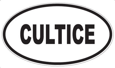 CULTICE - Oval Sticker