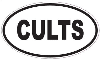 CULTS - Oval Sticker