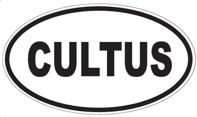 CULTUS - Oval Sticker