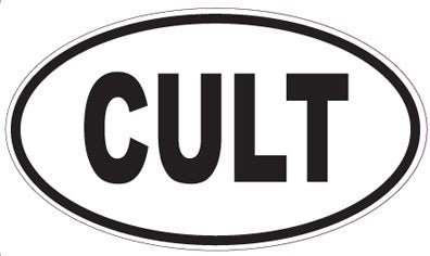 CULT - Oval Sticker