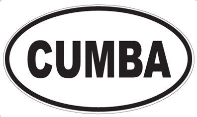 CUMBA - Oval Sticker