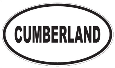 CUMBERLAND - Oval Sticker