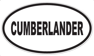 CUMBERLANDER - Oval Sticker