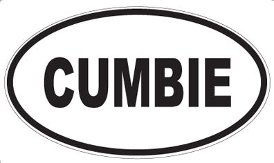 CUMBIE - Oval Sticker