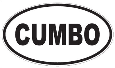CUMBO - Oval Sticker