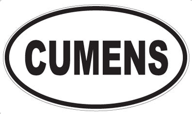 CUMENS - Oval Magnet