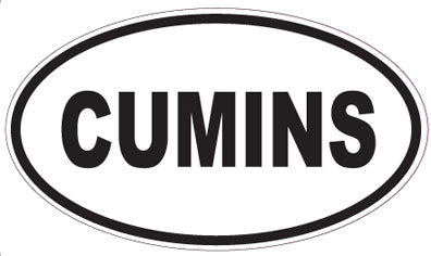 CUMINS - Oval Sticker