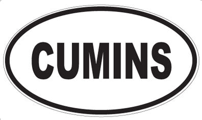 CUMINS - Oval Magnet
