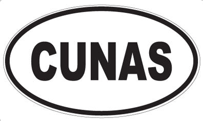 CUNAS - Oval Sticker