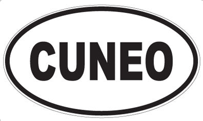 CUNEO - Oval Sticker