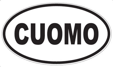 CUOMO - Oval Sticker