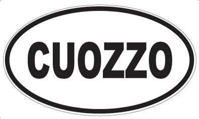 CUOZZO - Oval Sticker