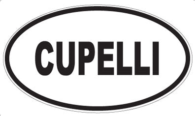 CUPELLI - Oval Sticker