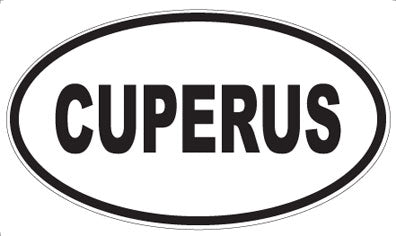 CUPERUS - Oval Sticker