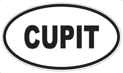 CUPIT - Oval Sticker