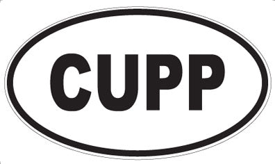 CUPP - Oval Sticker
