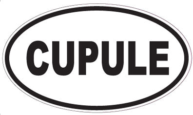 CUPULE - Oval Sticker