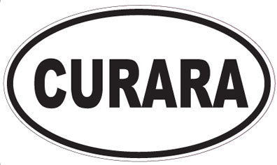 CURARA - Oval Sticker