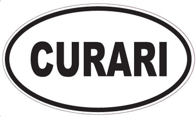 CURARI - Oval Sticker
