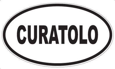 CURATOLO - Oval Sticker