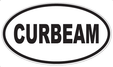 CURBEAM - Oval Sticker