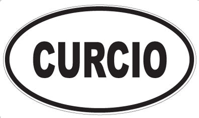 CURCIO - Oval Sticker