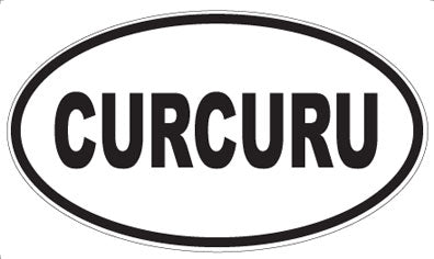 CURCURU - Oval Sticker