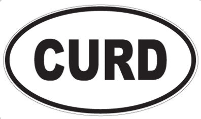 CURD - Oval Sticker