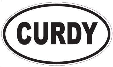 CURDY - Oval Magnet