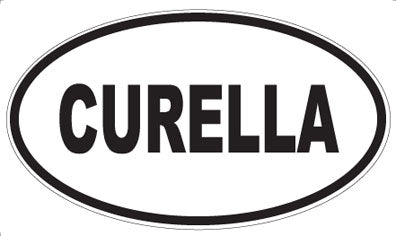 CURELLA - Oval Sticker