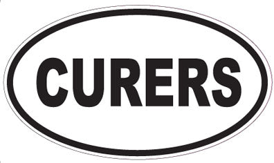 CURERS - Oval Sticker