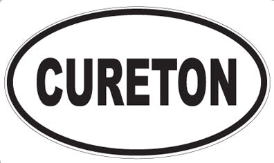 CURETON - Oval Sticker