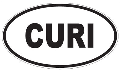 CURI - Oval Sticker
