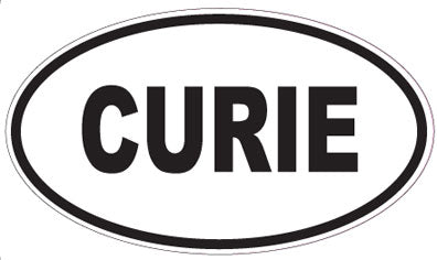 CURIE - Oval Magnet