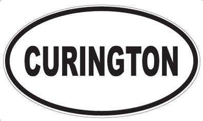 CURINGTON - Oval Sticker