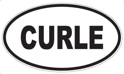 CURLE - Oval Sticker