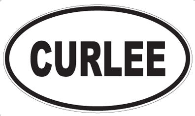 CURLEE - Oval Sticker
