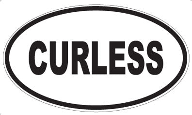 CURLESS - Oval Sticker