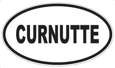 CURNUTTE - Oval Sticker