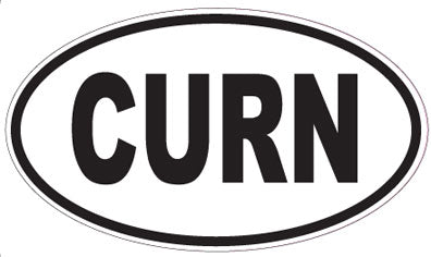CURN - Oval Sticker