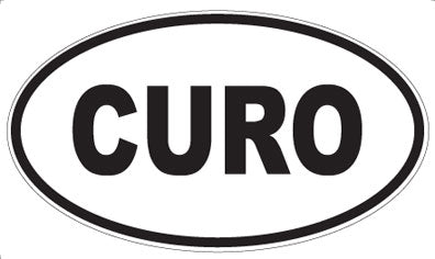 CURO - Oval Sticker