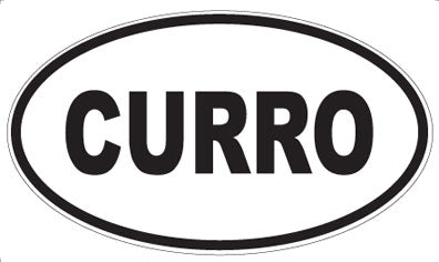 CURRO - Oval Sticker